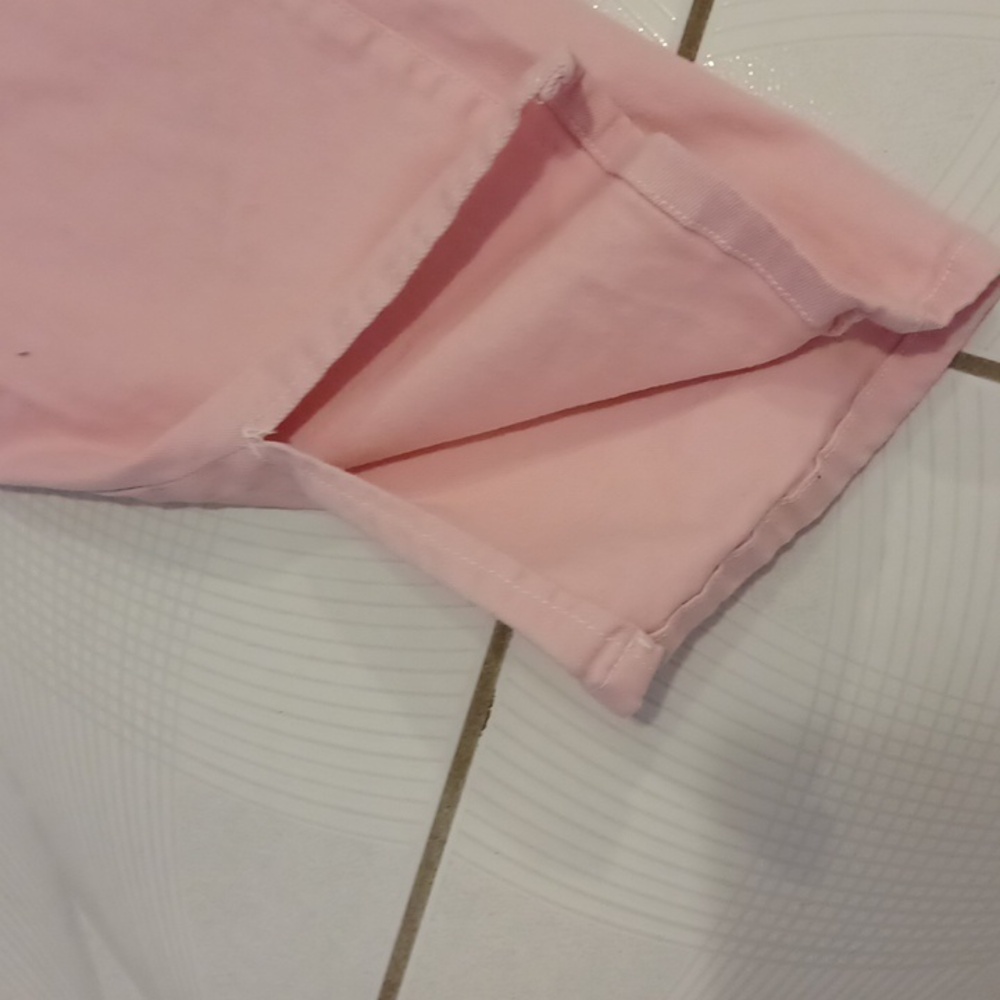 Pink Two-Tone Jeans with Color-Block Design - Size Medium (Run Small) - Picture 4 of 7